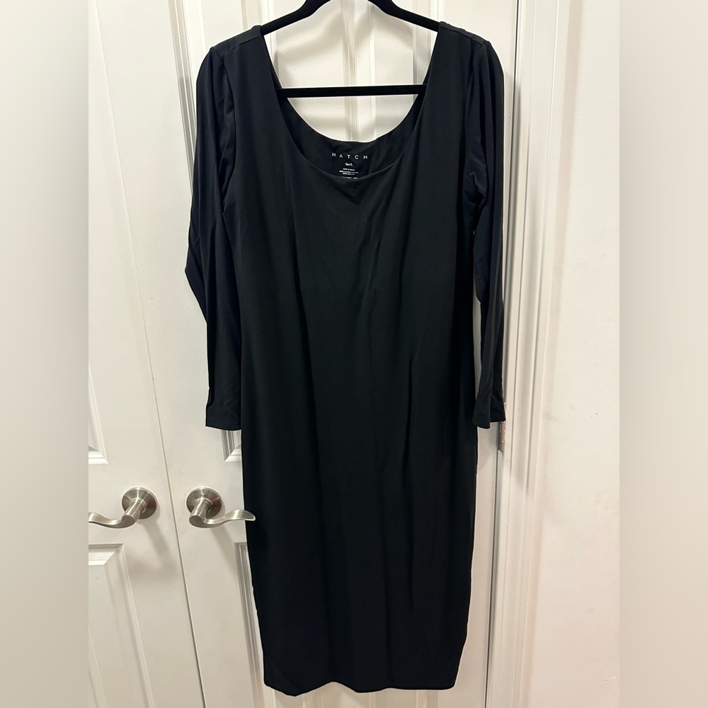 Hatch Women's Long Sleeve Black Dress